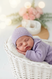 Conjunto Baby love: Babygrow e touca recém nascido