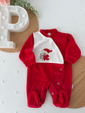 Babygrow Tic Tac em veludo