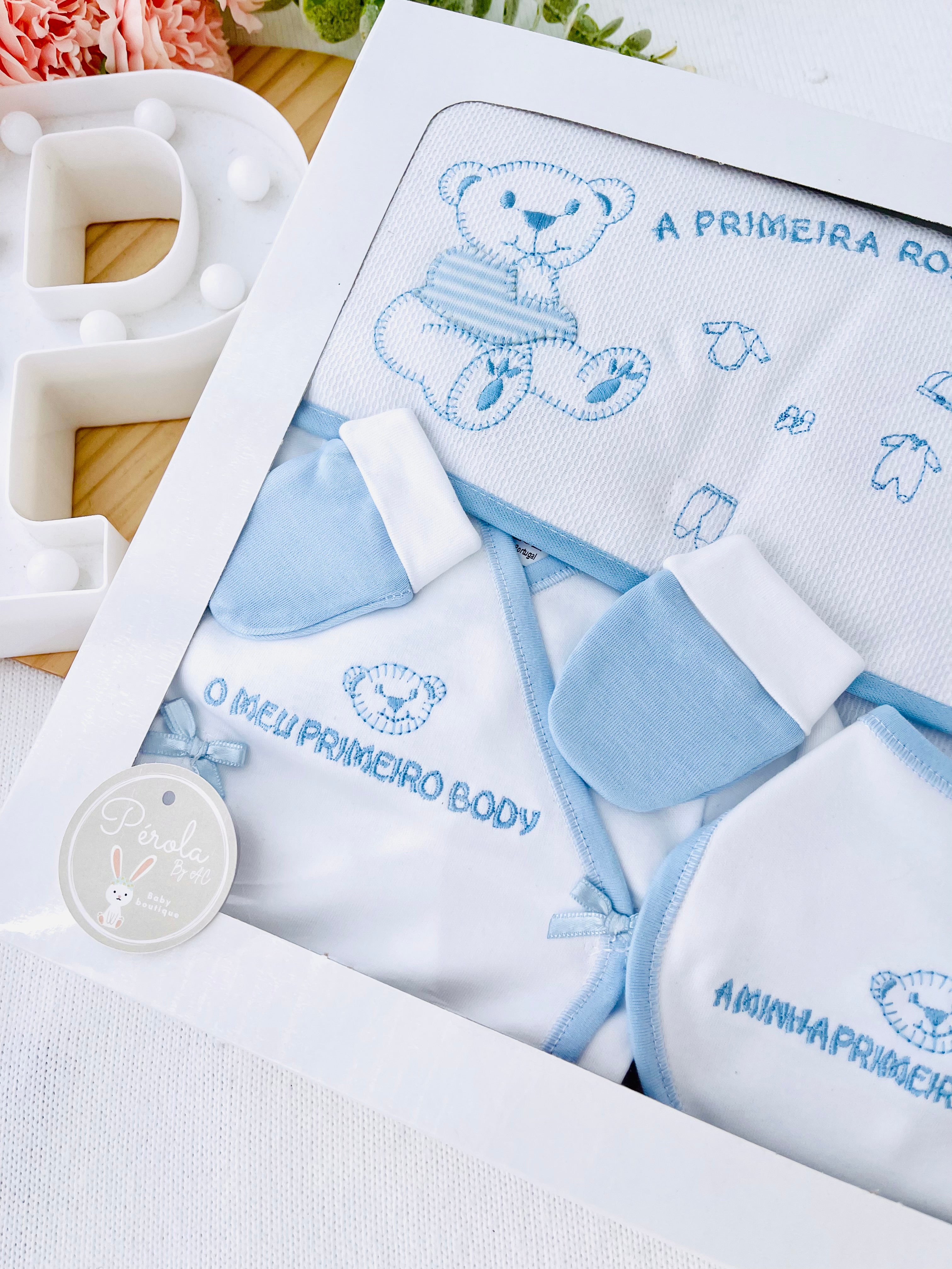 Conjunto primeira roupinha ALGODÃO
