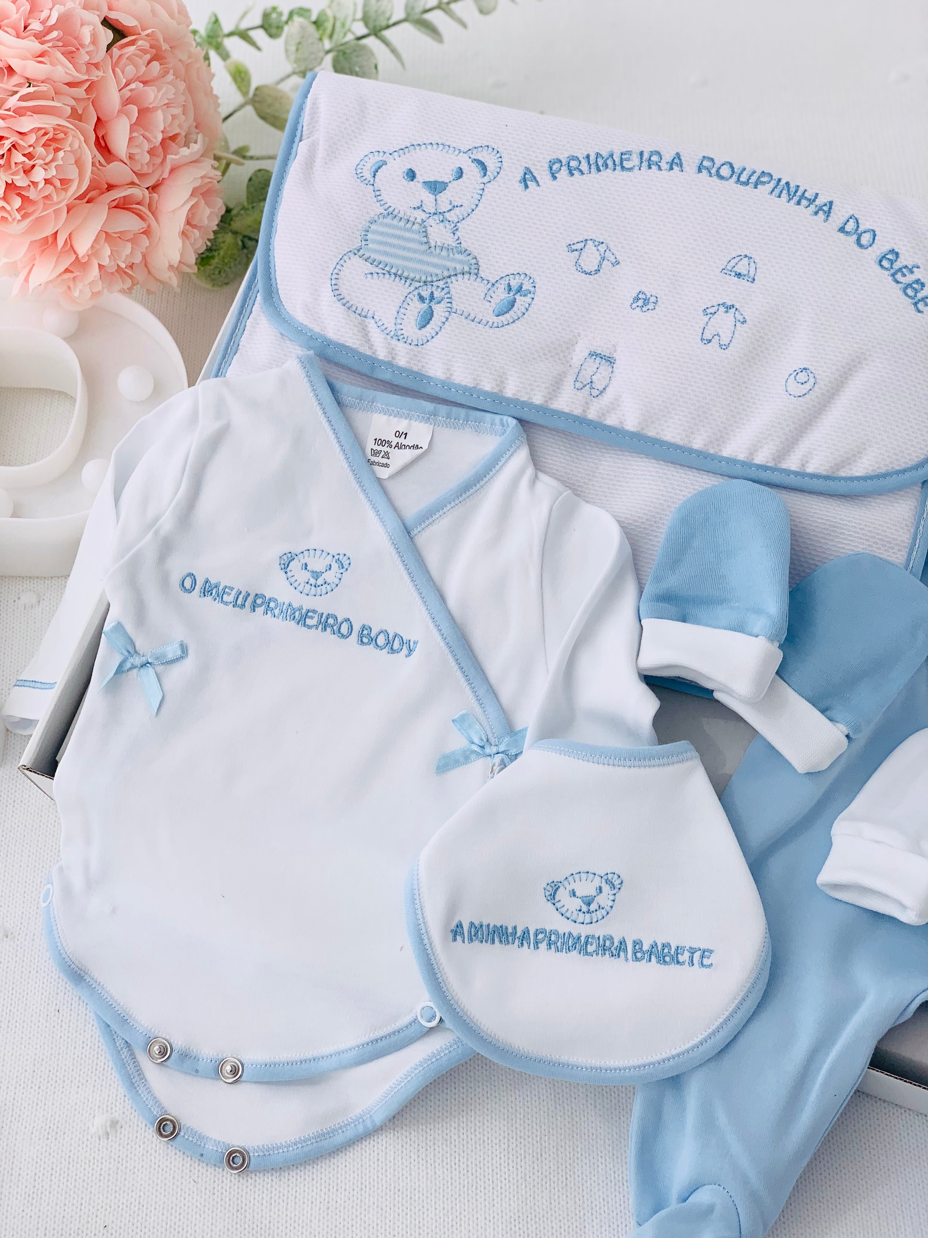 Conjunto primeira roupinha ALGODÃO