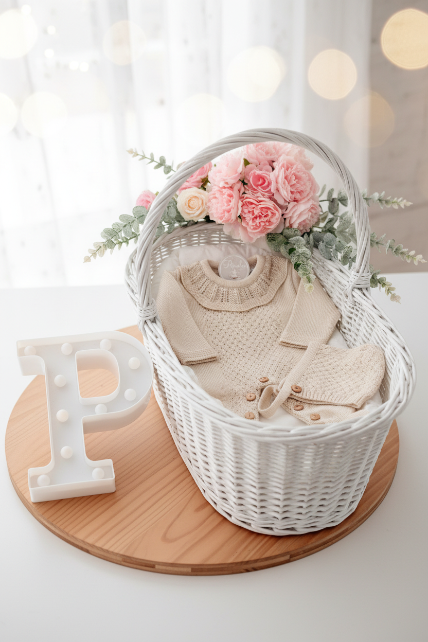 Conjunto Baby love: Babygrow e touca recém nascido