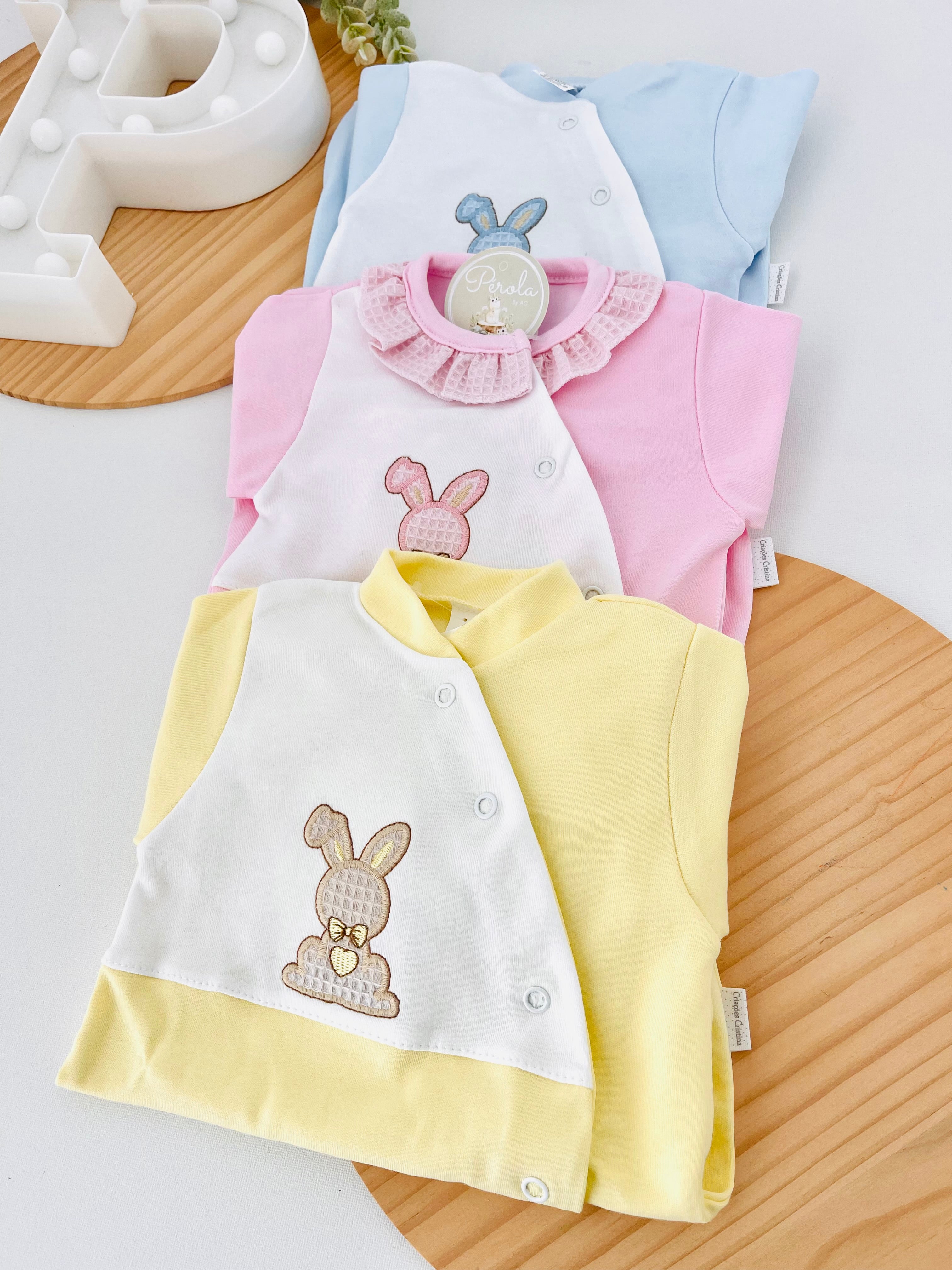 Babygrow tema Bunny algodão