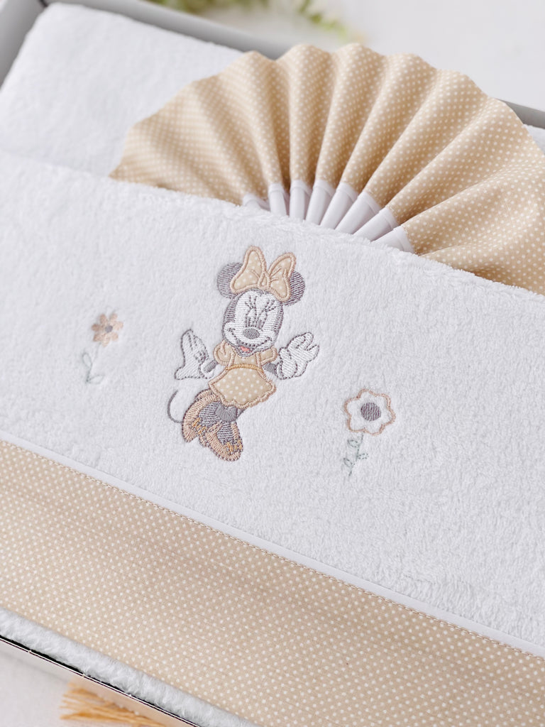 Lençóis coralina cama de grades Minnie