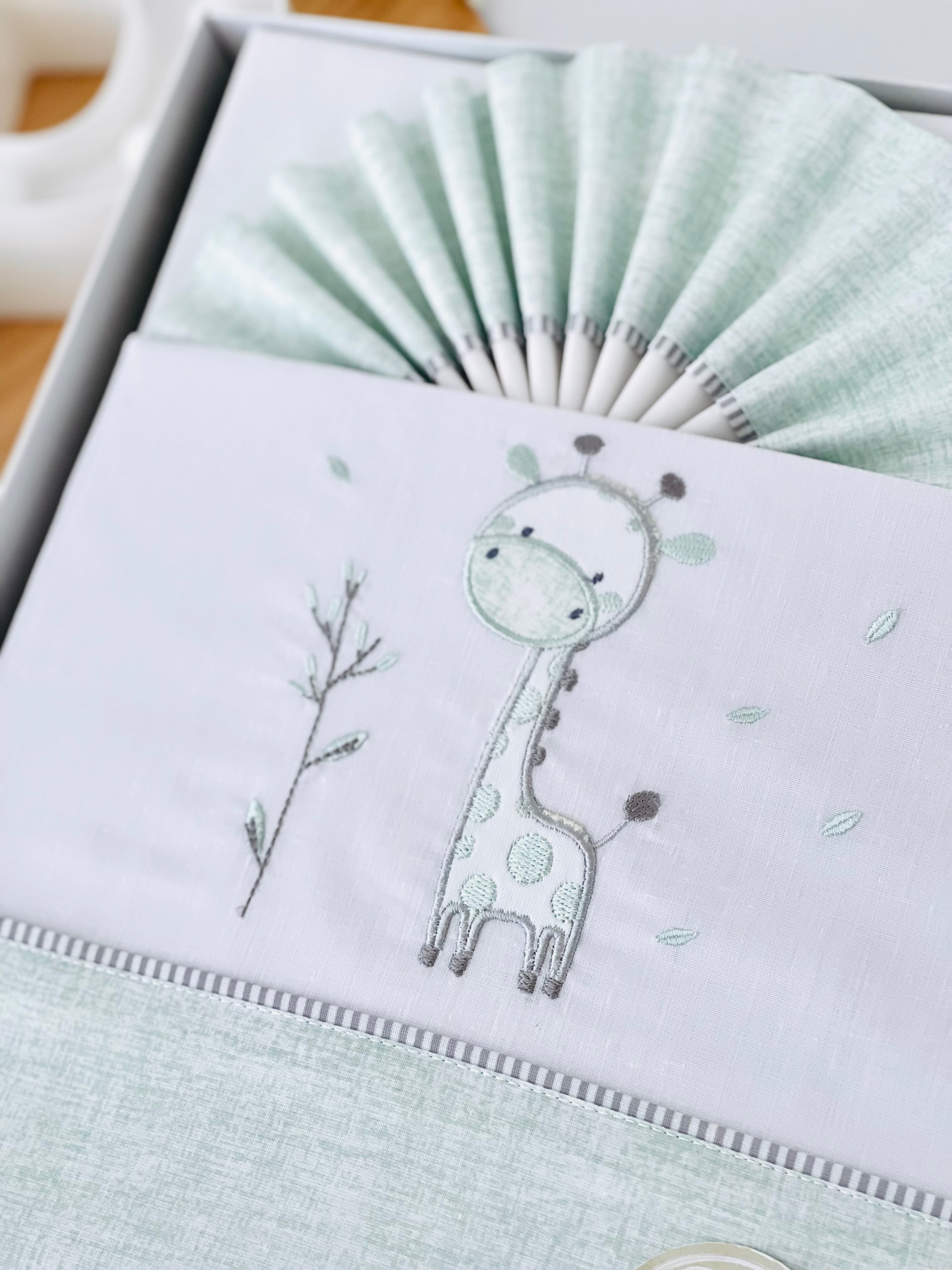 Lençóis algodão berços “next 2 me” Girafas