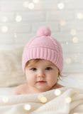 Gorro em malha com pompom