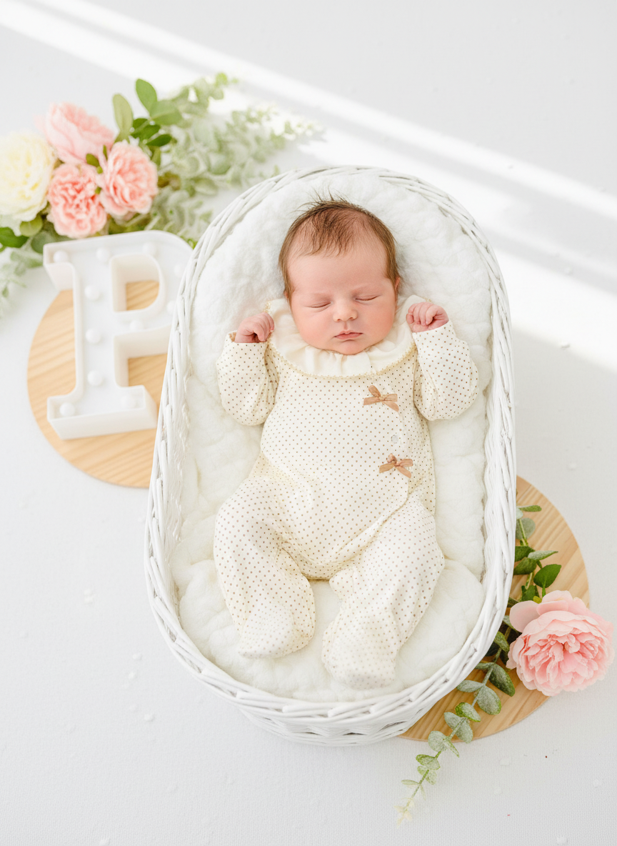 Babygrow pintinhas ALGODÃO