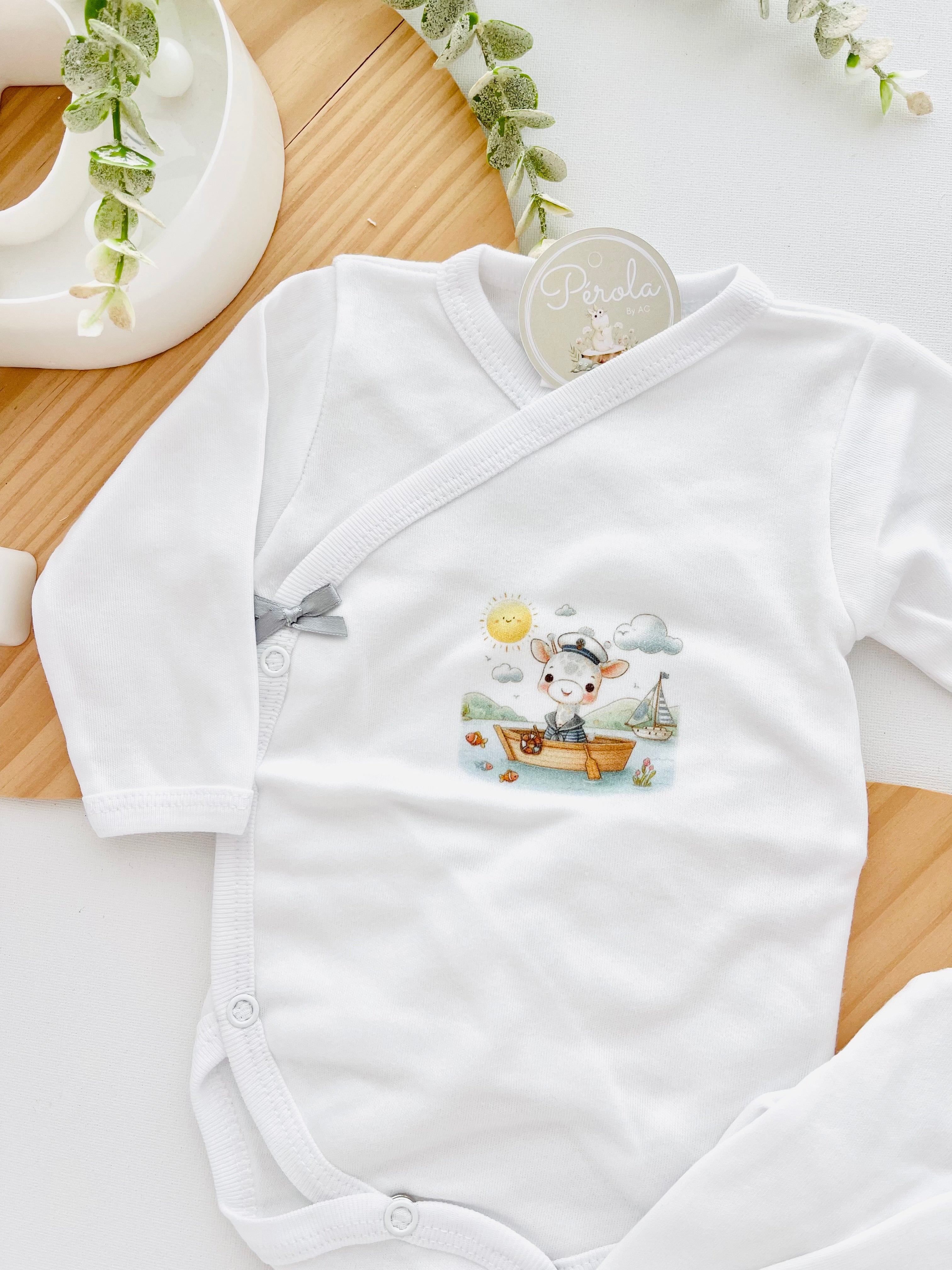 Body e calças girafinha