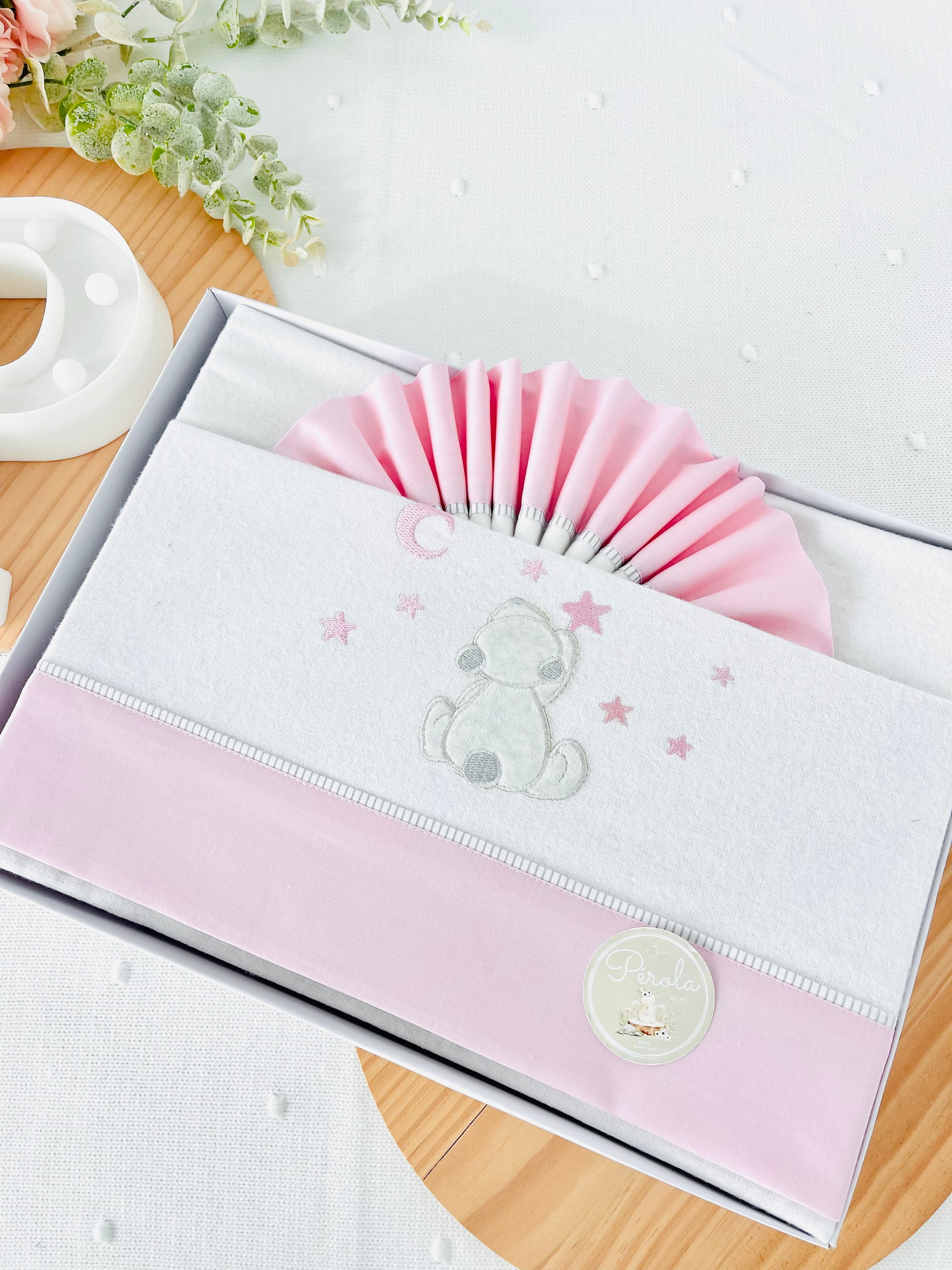 Lençóis flanela tamanho MAX, cama 70x140cm ursinho