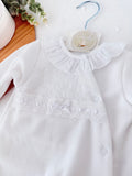 Babygrow veludo renda