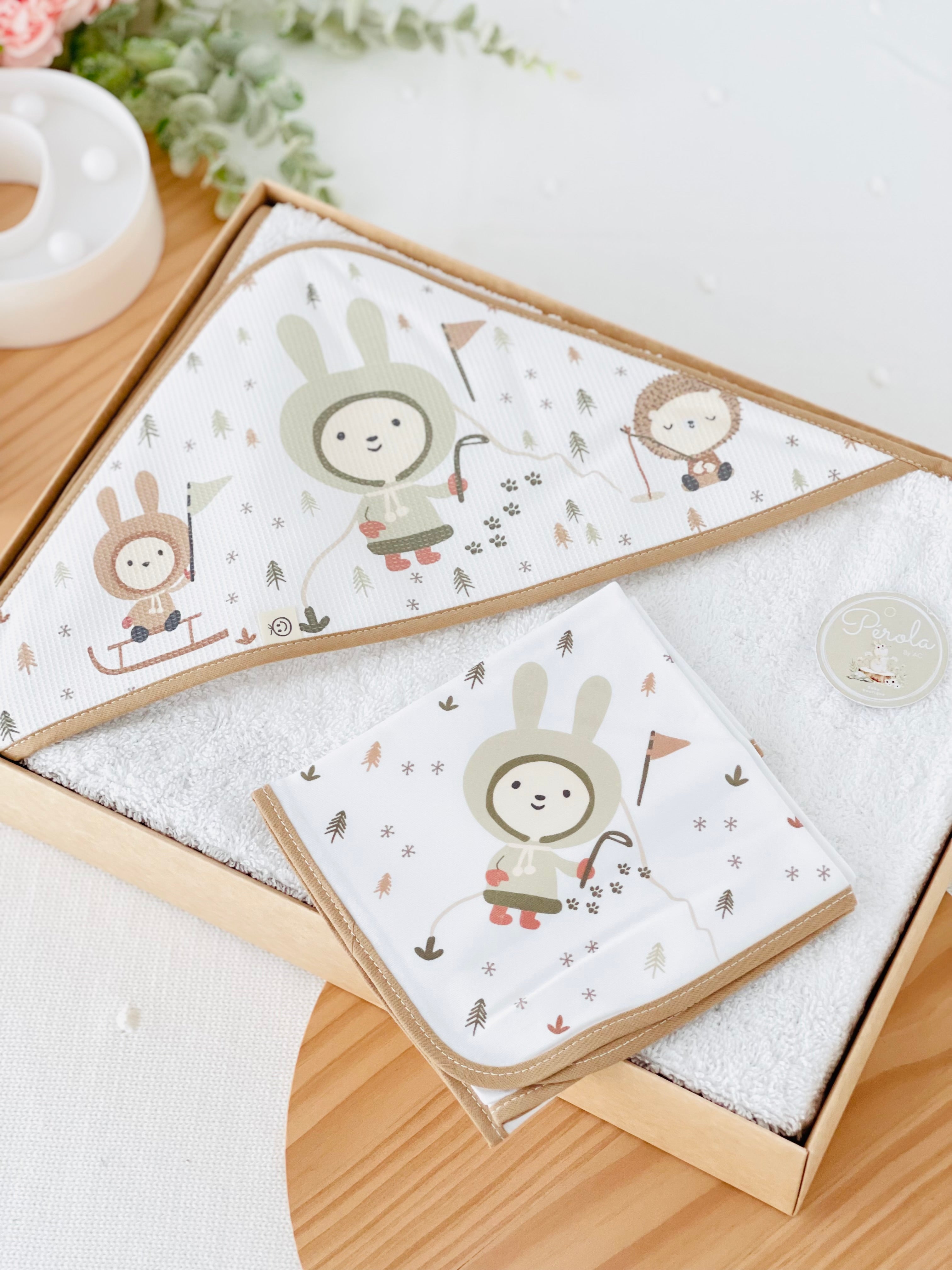 Pack enxoval unissexo: 9 peças - tema Esquimó