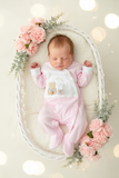 Babygrow pompom algodão