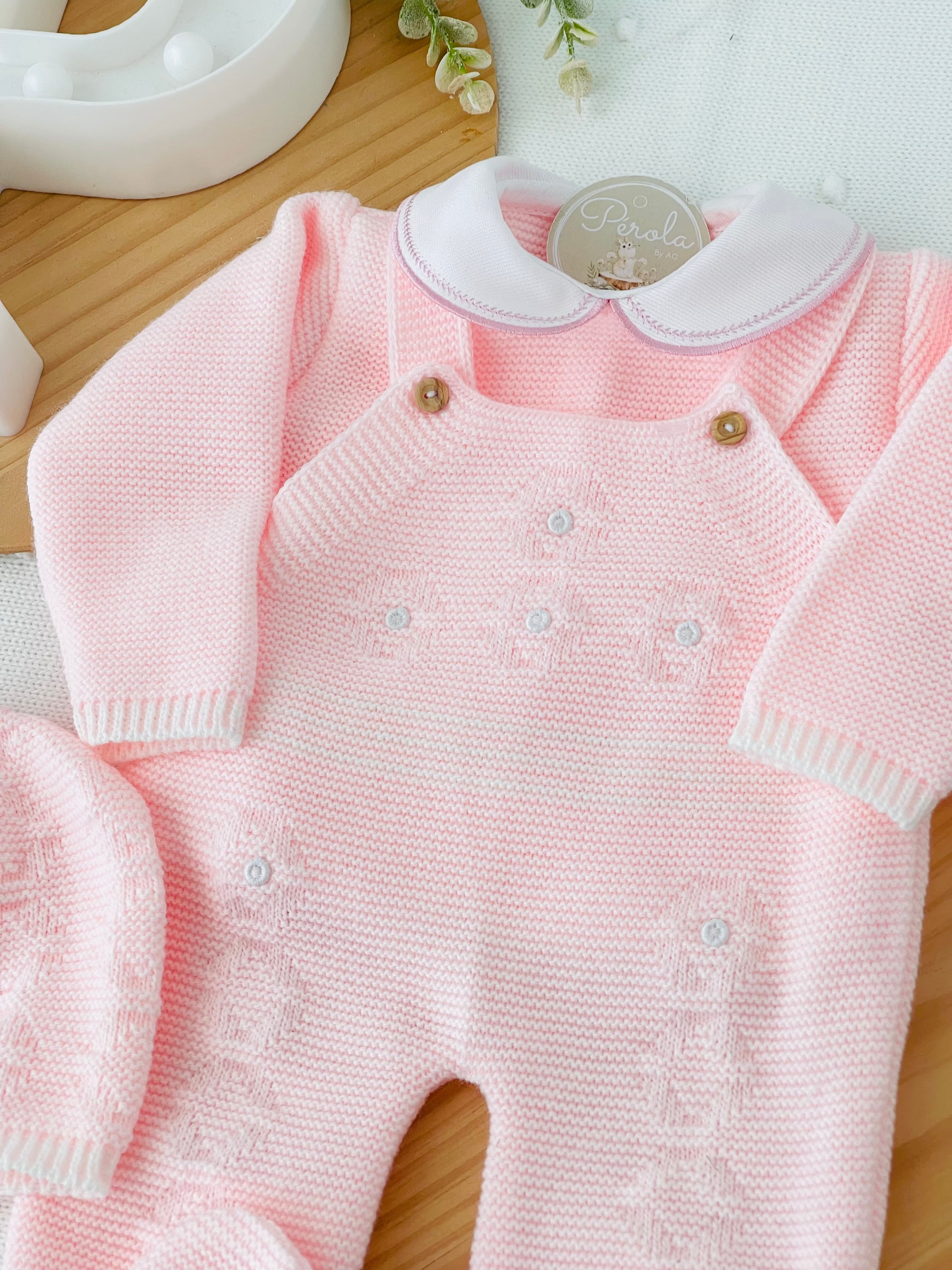 Saída de maternidade rosa