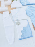 Conjunto primeira roupinha veludo-