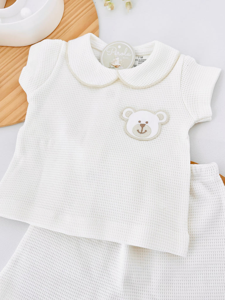 Conjunto ursinho: camisola e calções