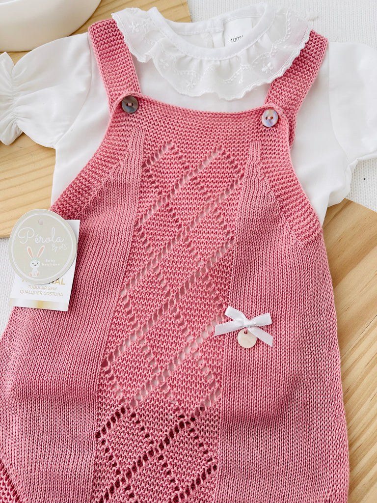 Conjunto menina: Fofo e blusa 100% algodão