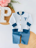 Conjunto menino: blusão e calças
