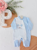 Babygrow tema orelhinhas algodão