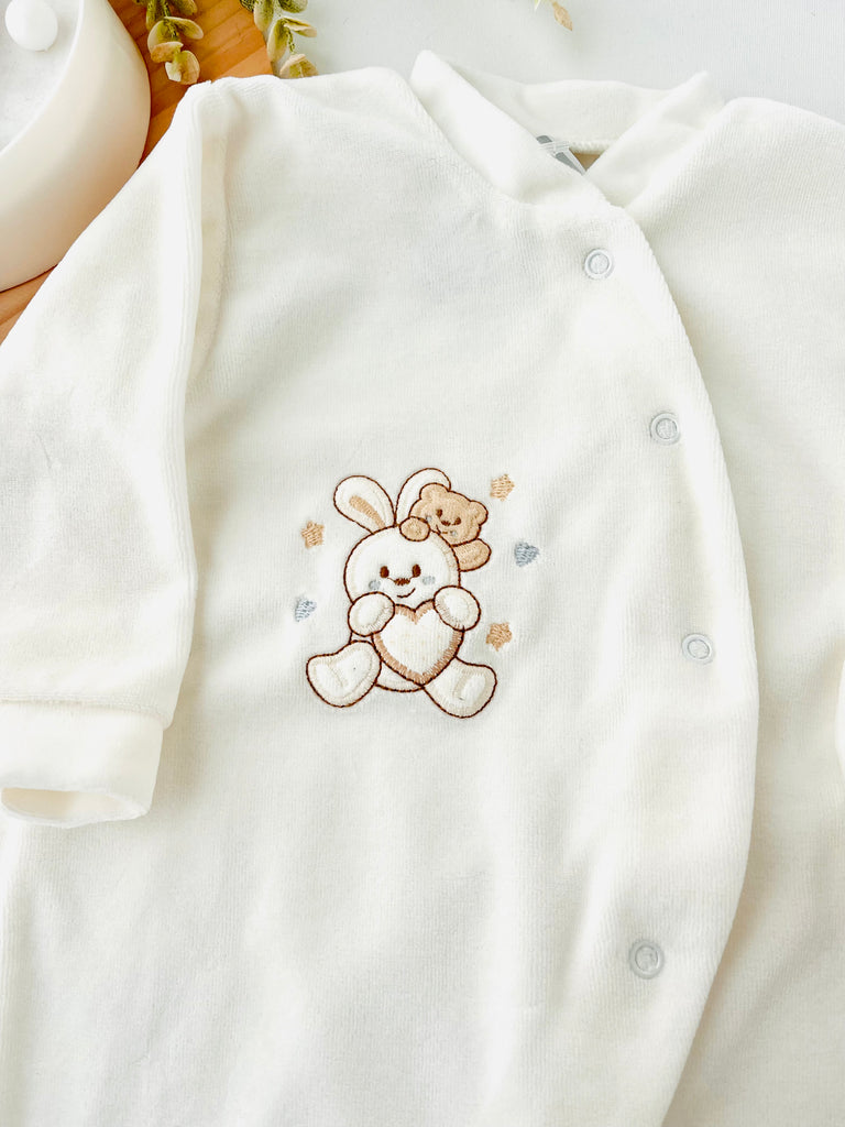 Babygrow veludo grande  3m 6m 9m e 12m