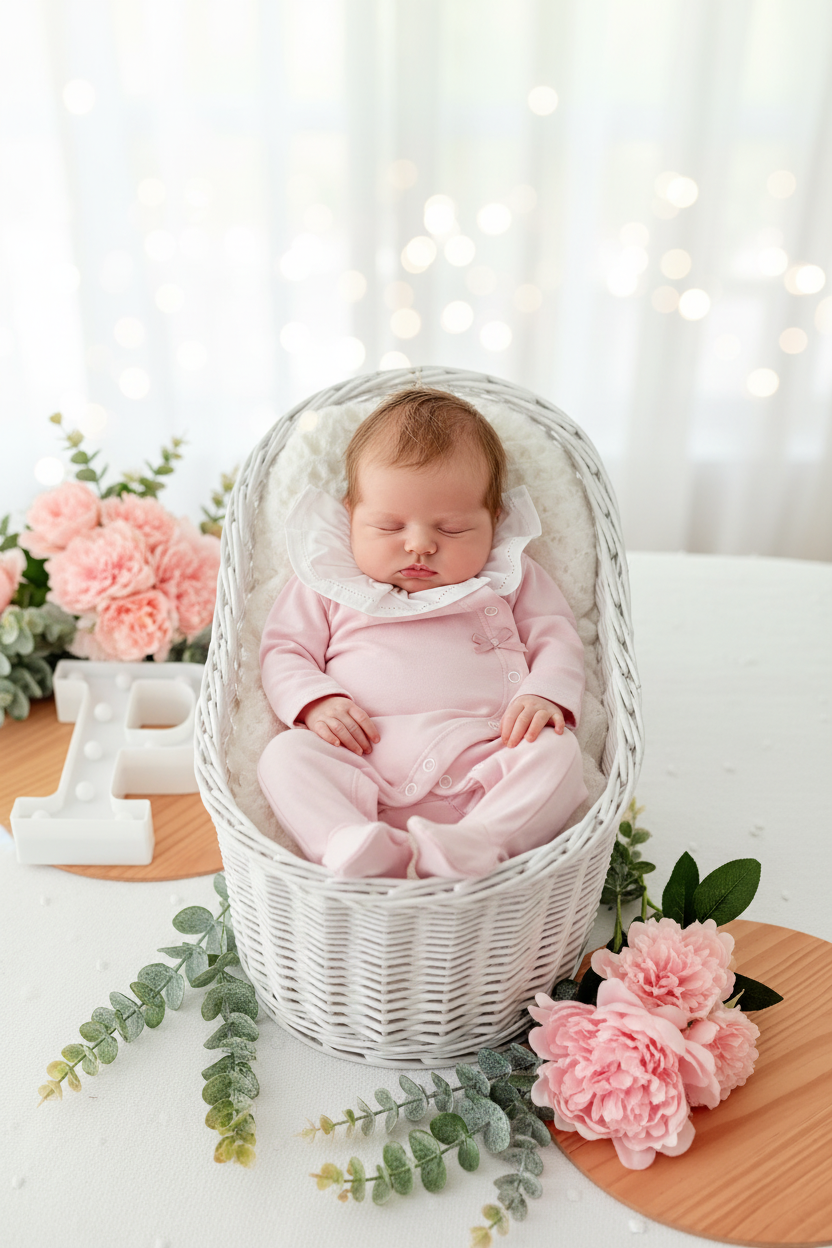 Babygrow carinho em ALGODÃO com golinha grande