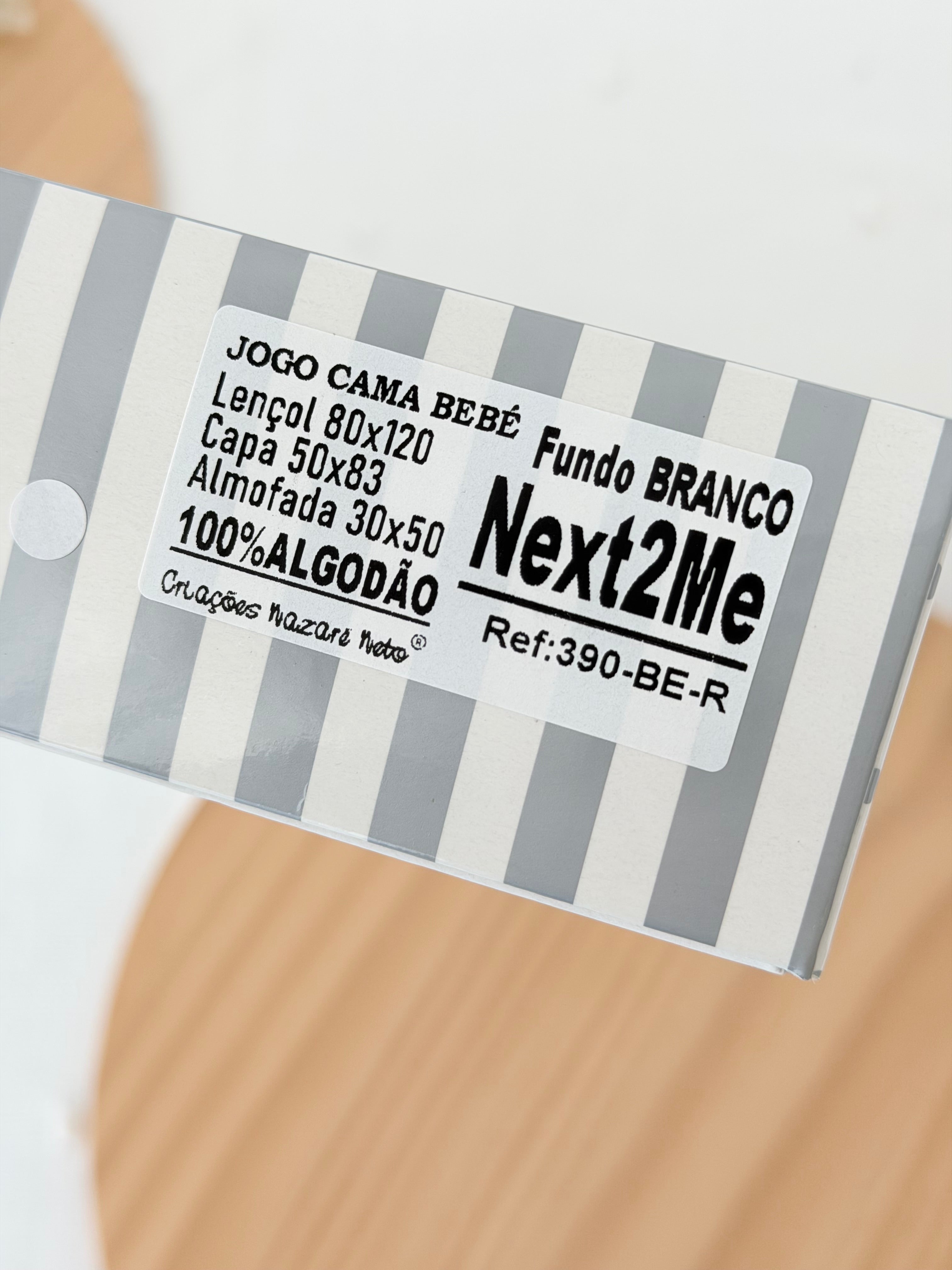 Lençóis algodão berços Next 2 me