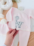 Conjunto girafa para recém nascido