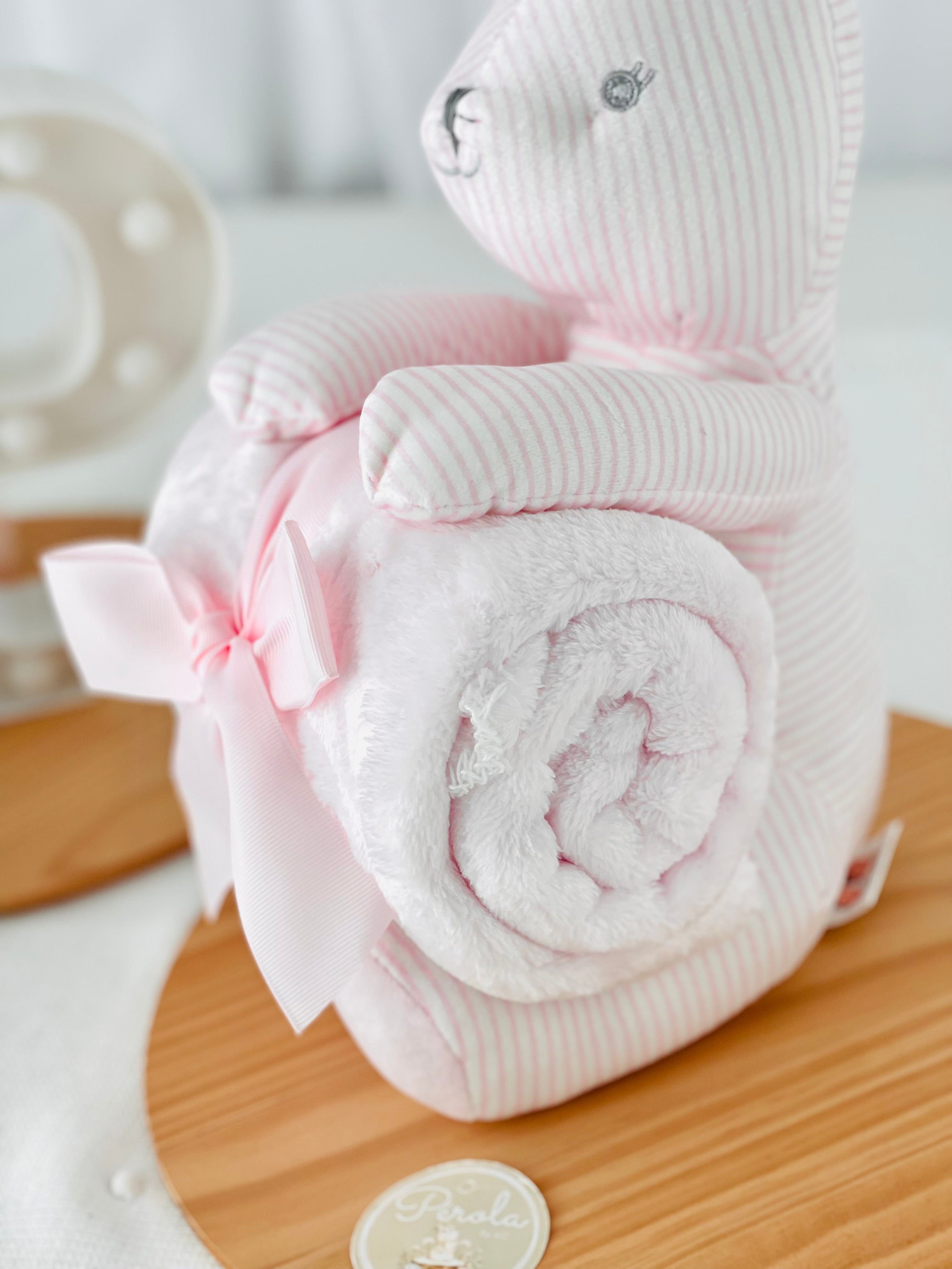 Peluche Coelho e manta