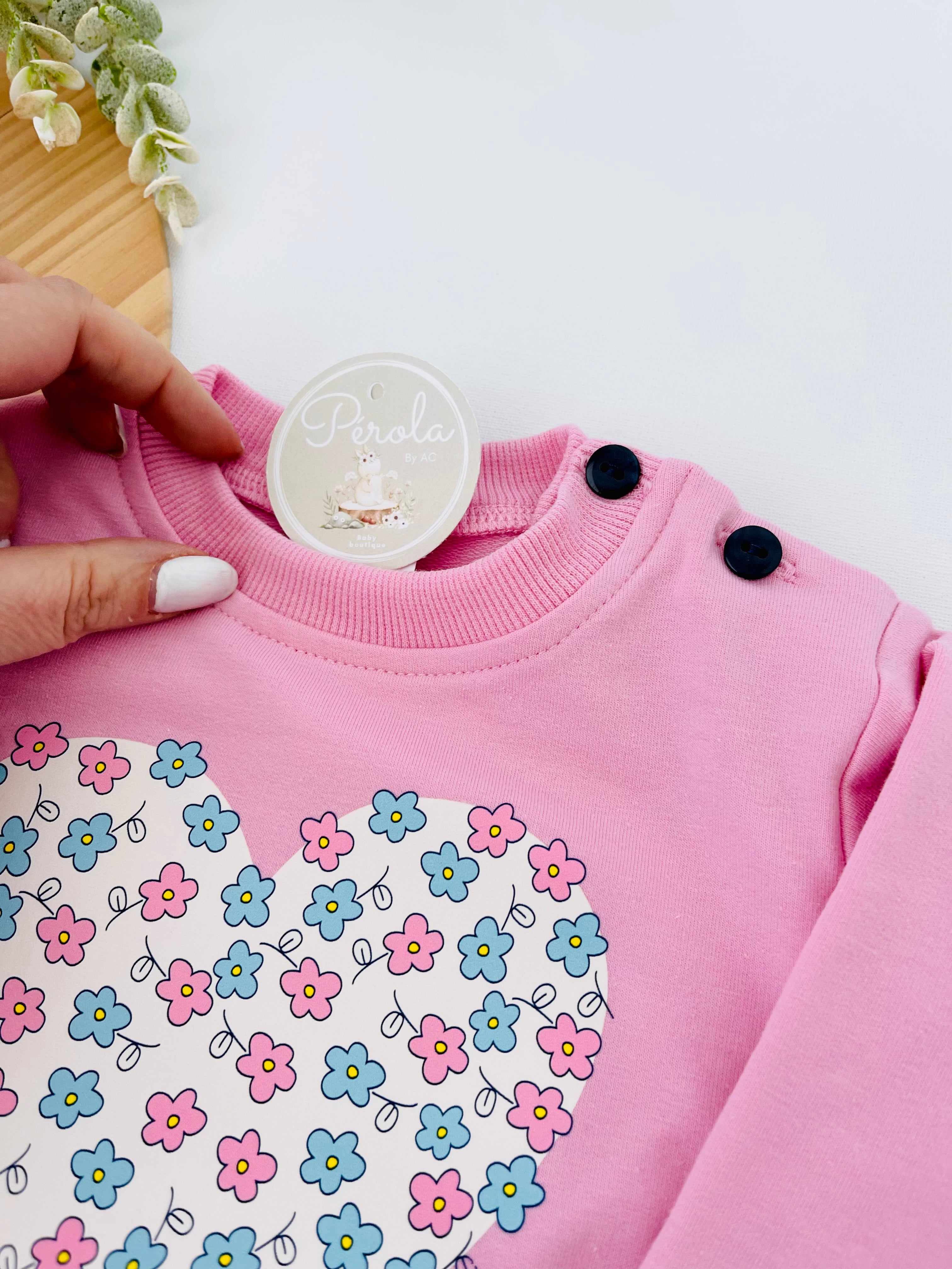 Fato de treino flores