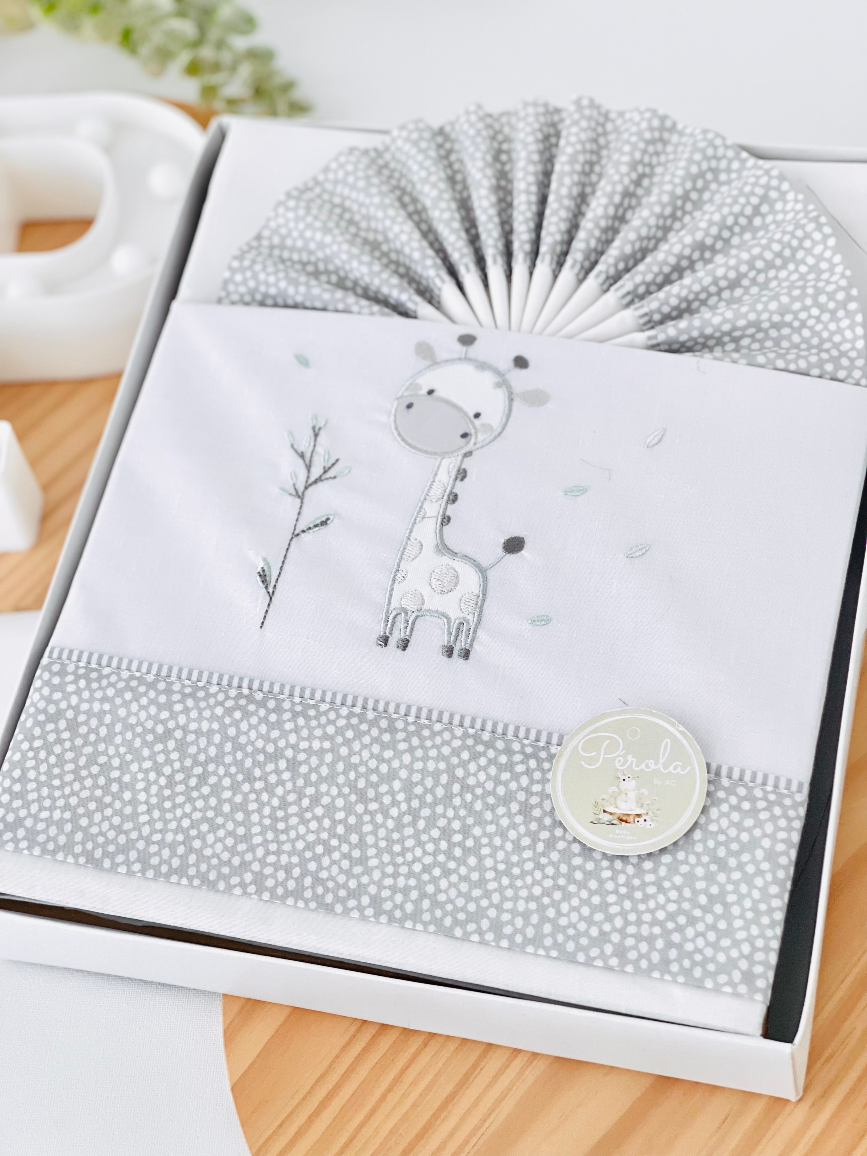 Lençóis algodão berços “next 2 me” Girafas