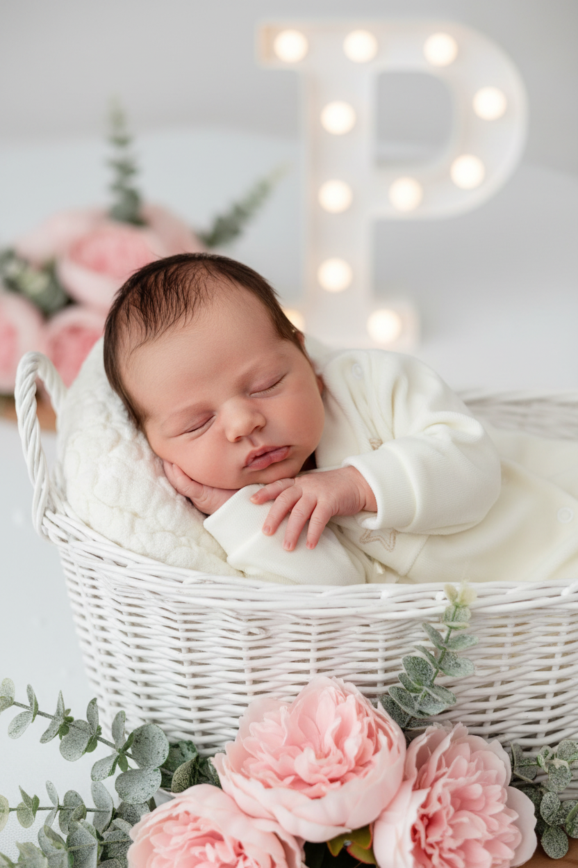 Babygrow Veludo Bebé com Estrelas Bordadas - Recém-Nascido