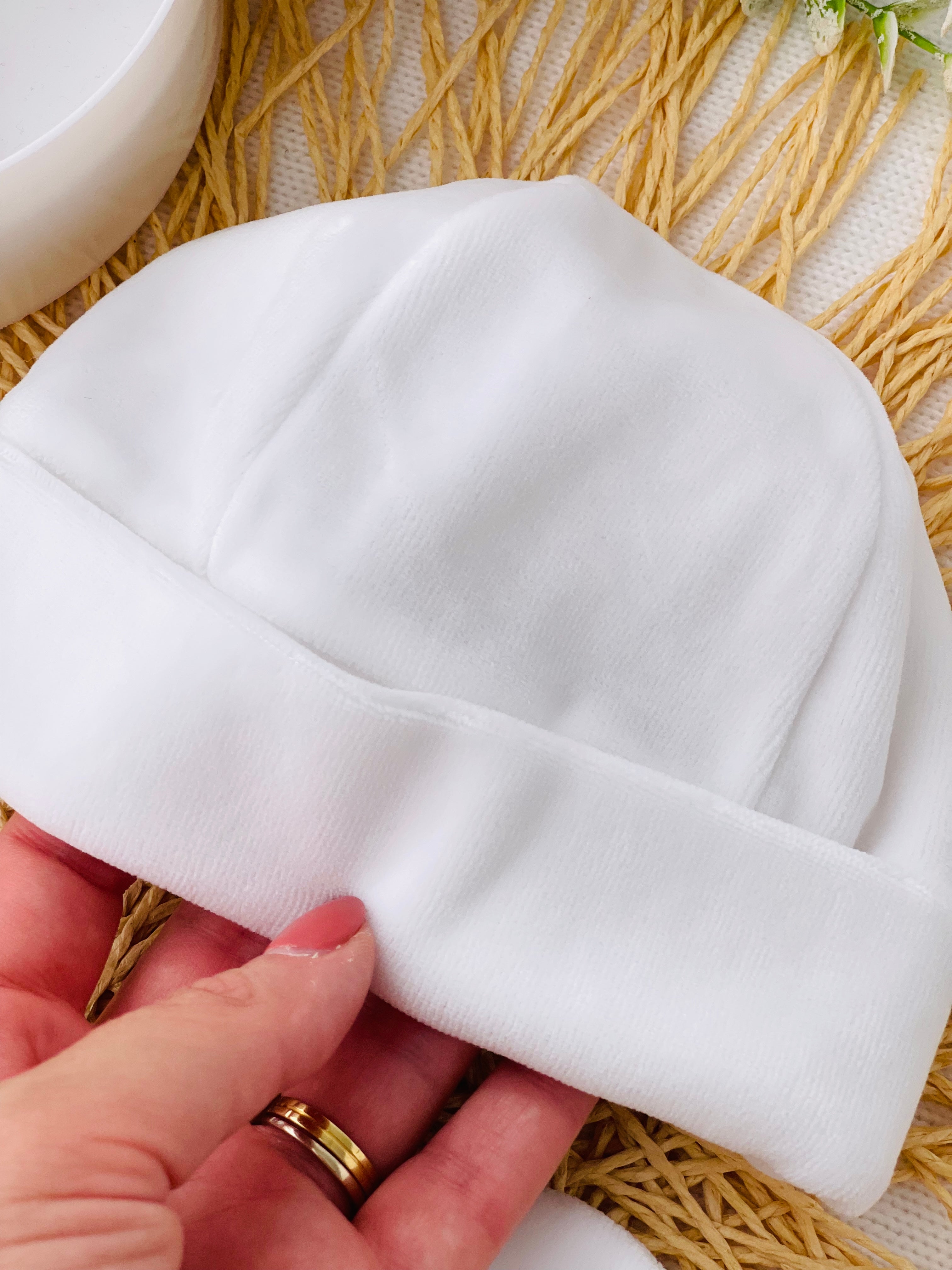 Conjunto gorro e luvas Veludo