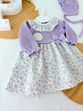 Vestido e touca Primavera/verão