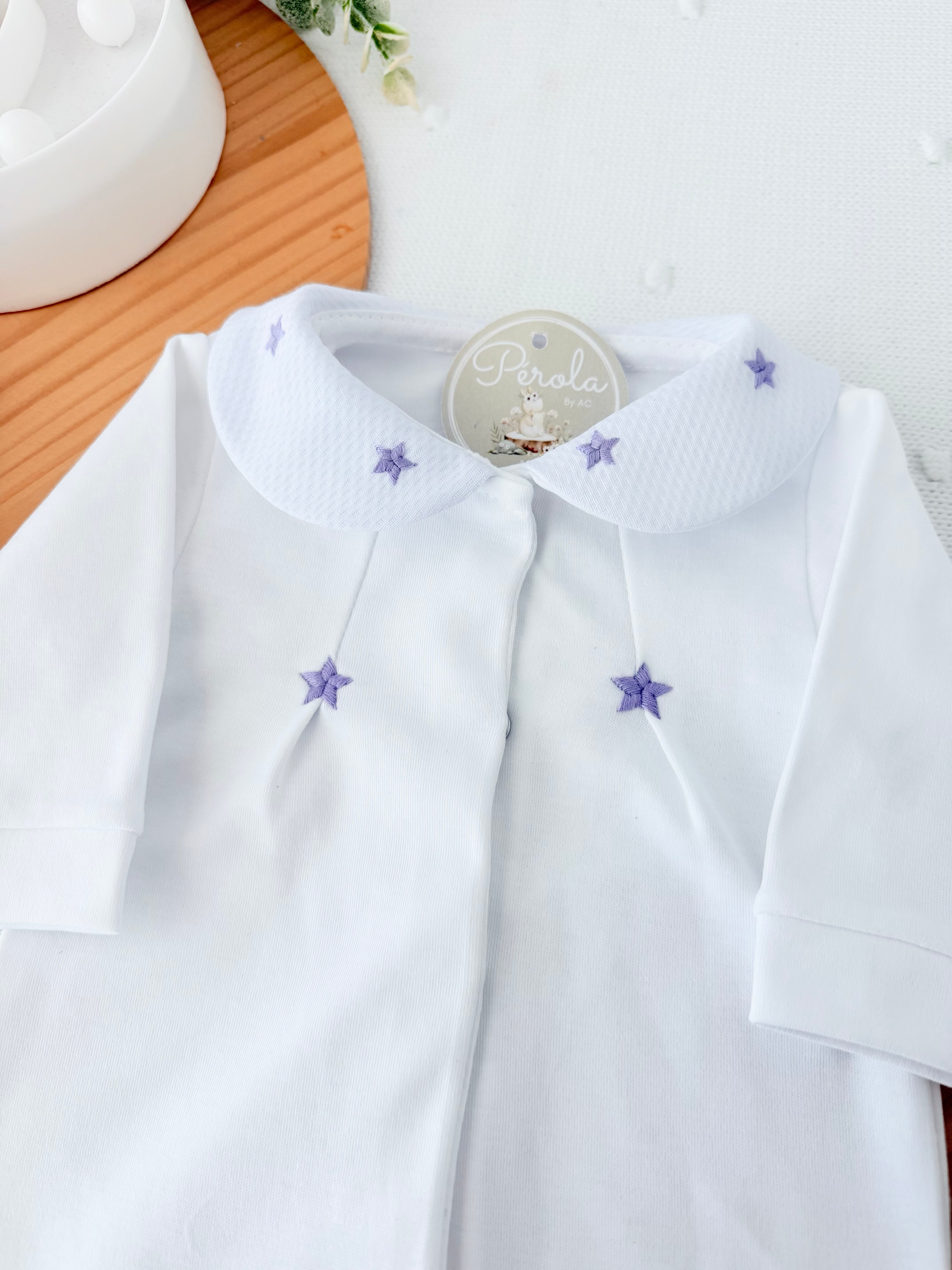 Babygrow estrelas algodão