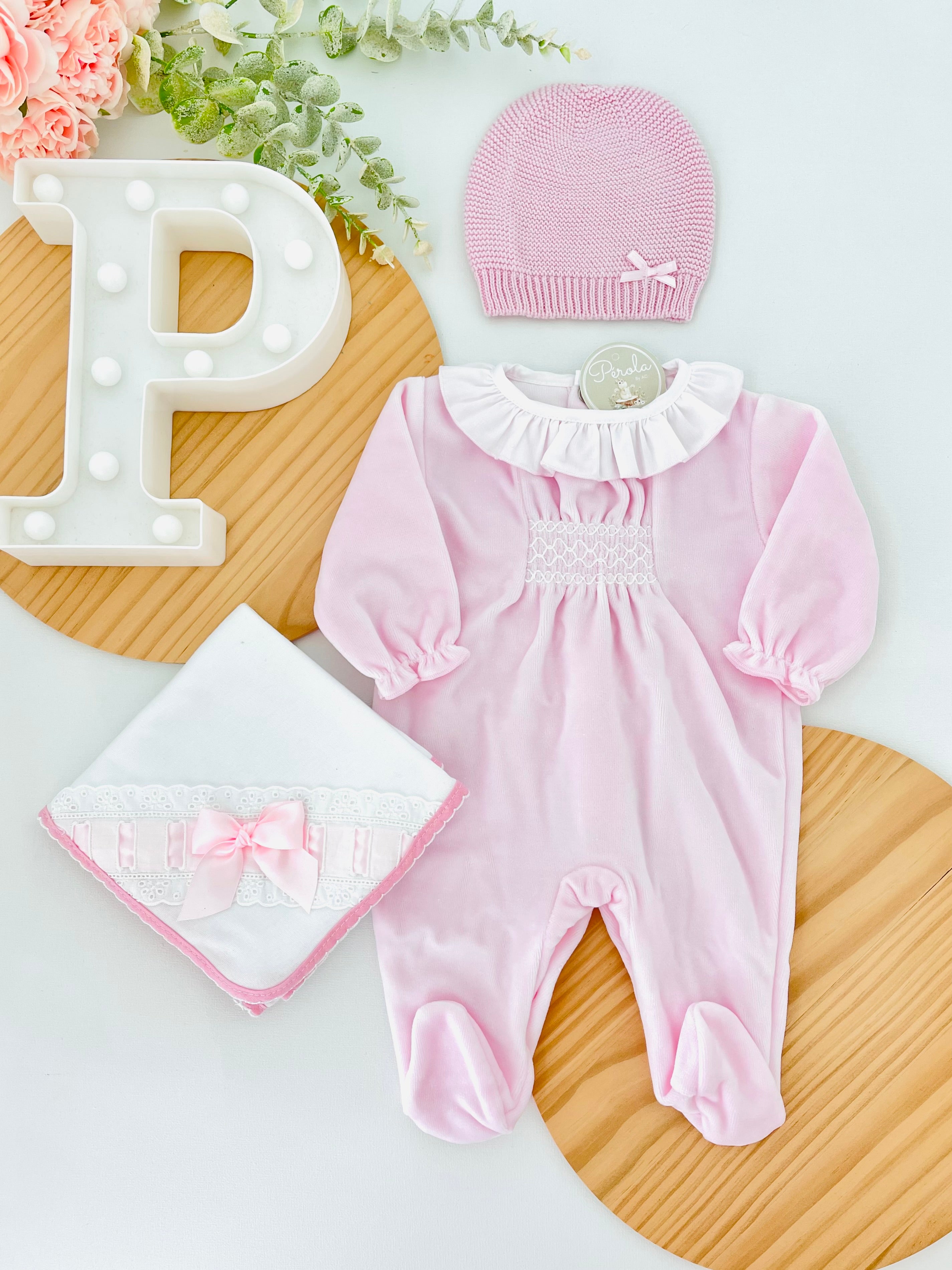 Babygrow favos em Veludo