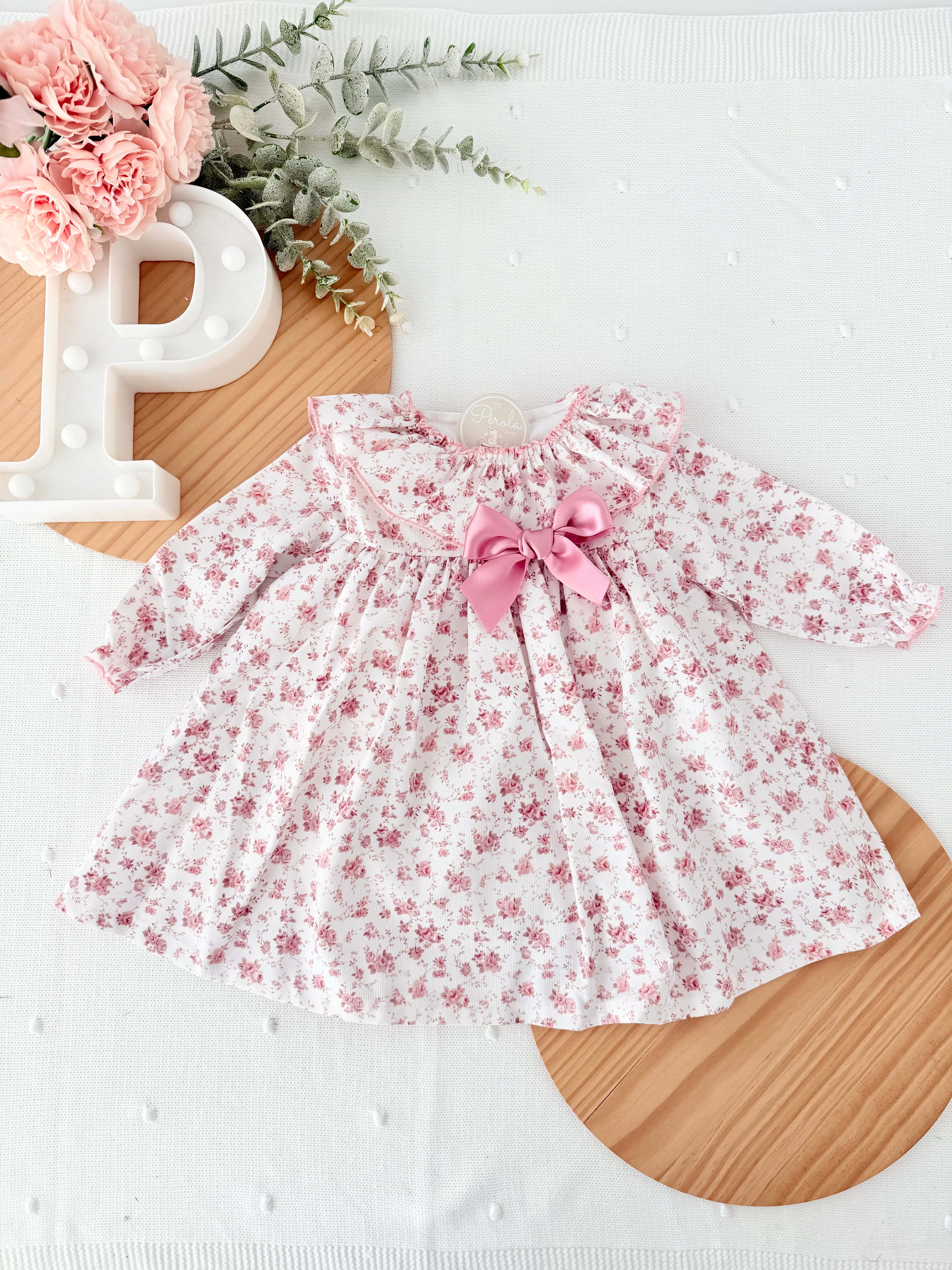 Vestido flores 6-24M