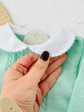Conjunto malha fina: camisola,calças e touca Primavera/Verão