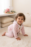 Fato treino rosinhas : camisola e calças 0-24M