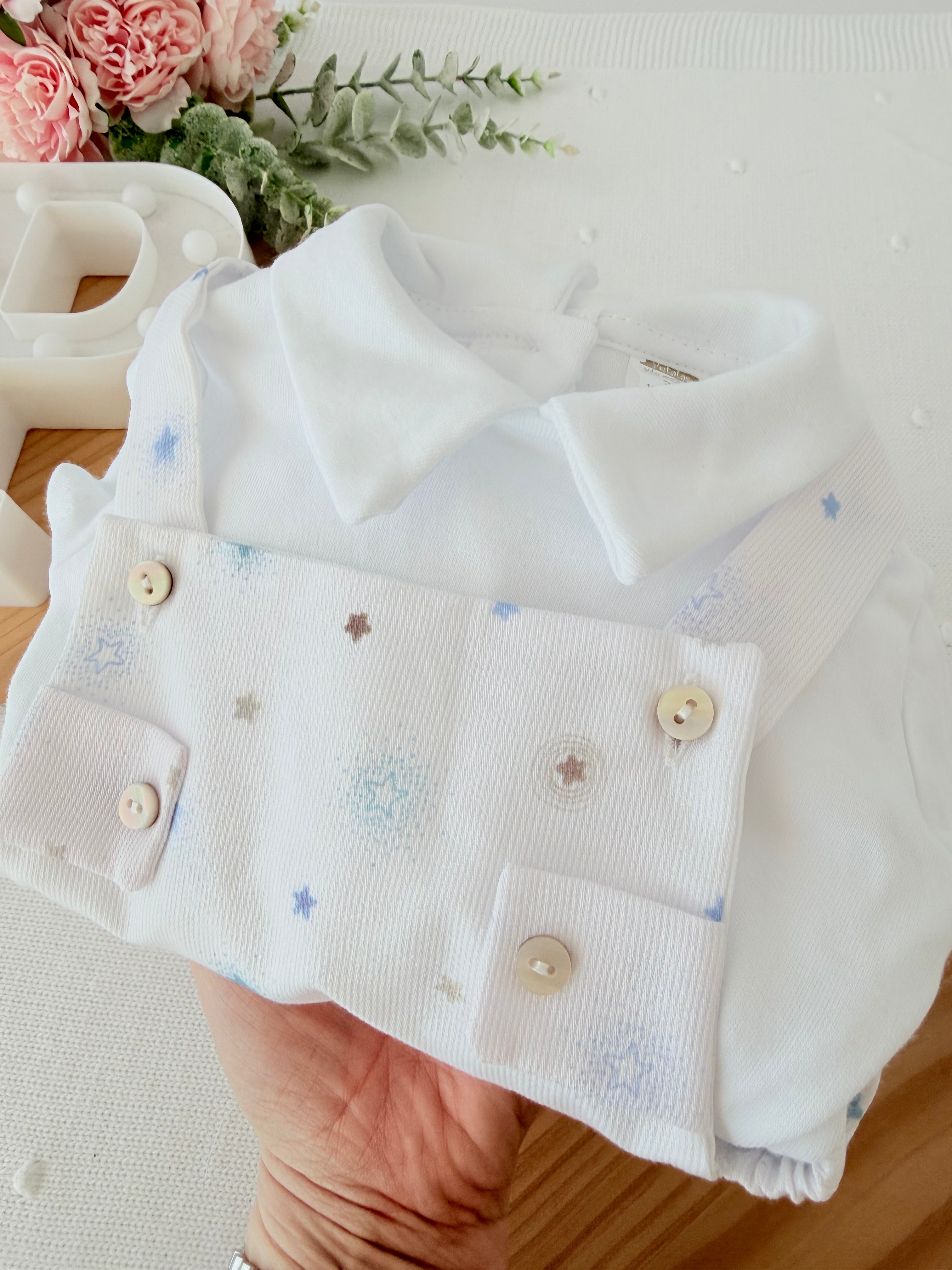 Conjunto estrelinhas: fofo e camisola