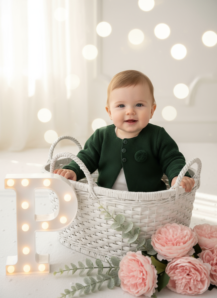 Casaco pompom fofinho