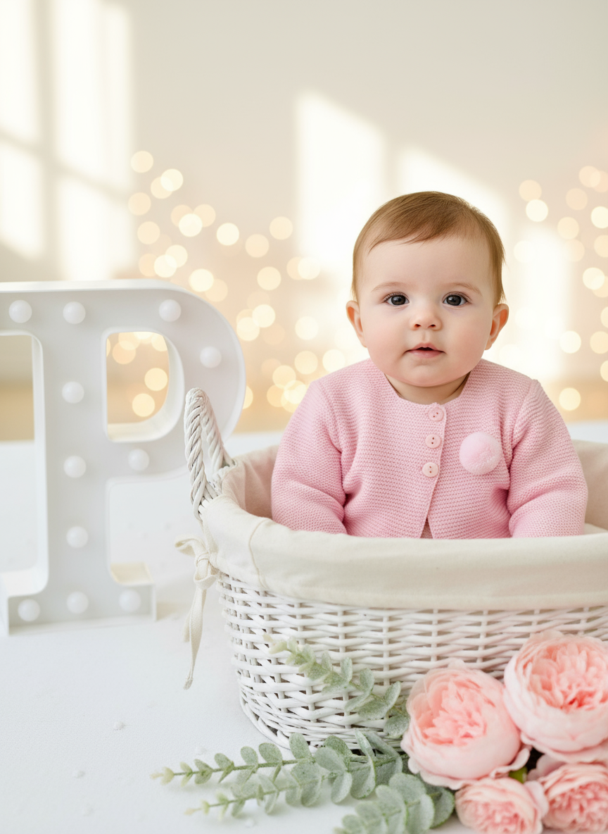 Casaco pompom fofinho