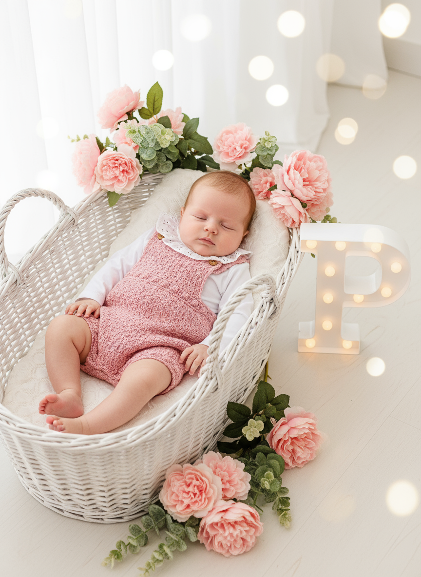 Jardineiras e Body com gola de bordado inglês e carda por dentro