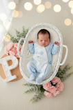 Babygrow tema orelhinhas algodão