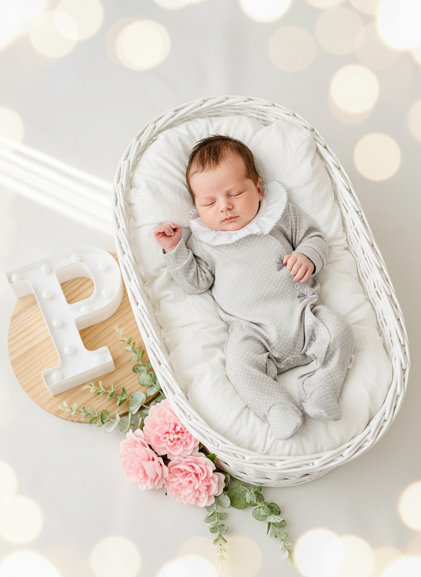 Babygrow pintinhas ALGODÃO