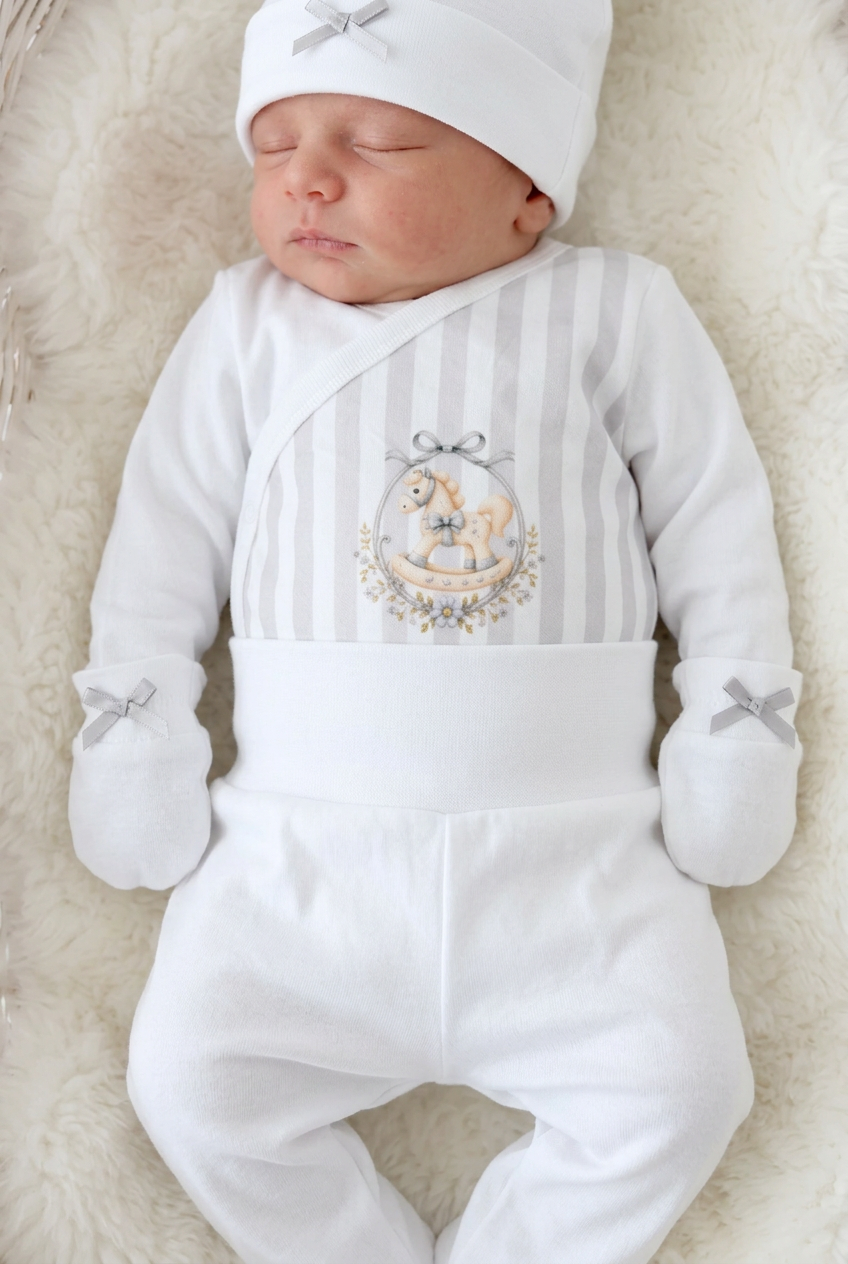 Pack roupa maternidade - tema cavalinho