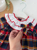 Vestido encanto em xadrez