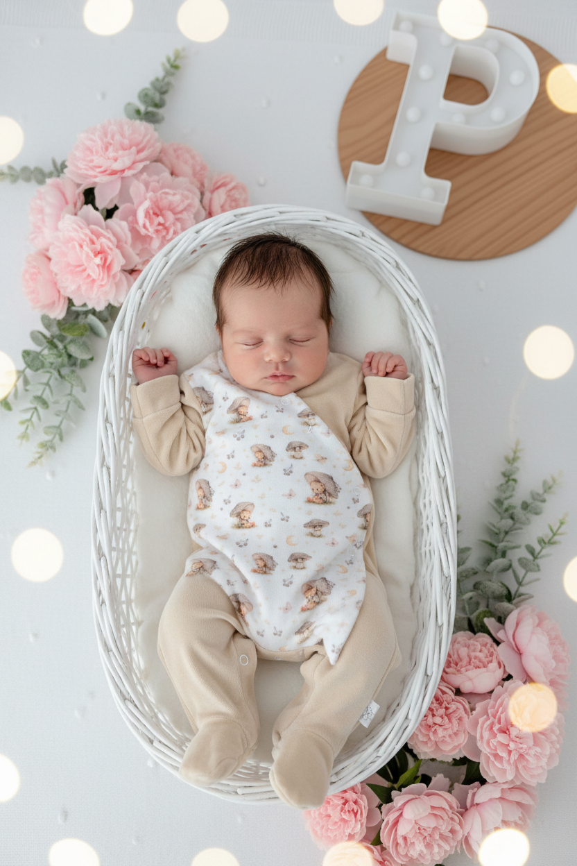 Babygrow - A dormir flat lay
