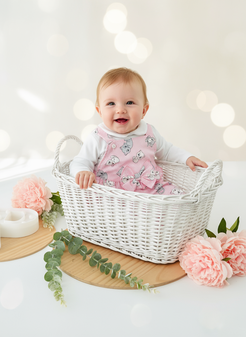 Conjunto com letra P iluminada