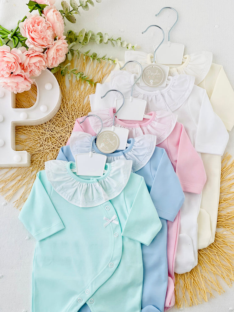 Babygrow carinho em ALGODÃO com golinha grande