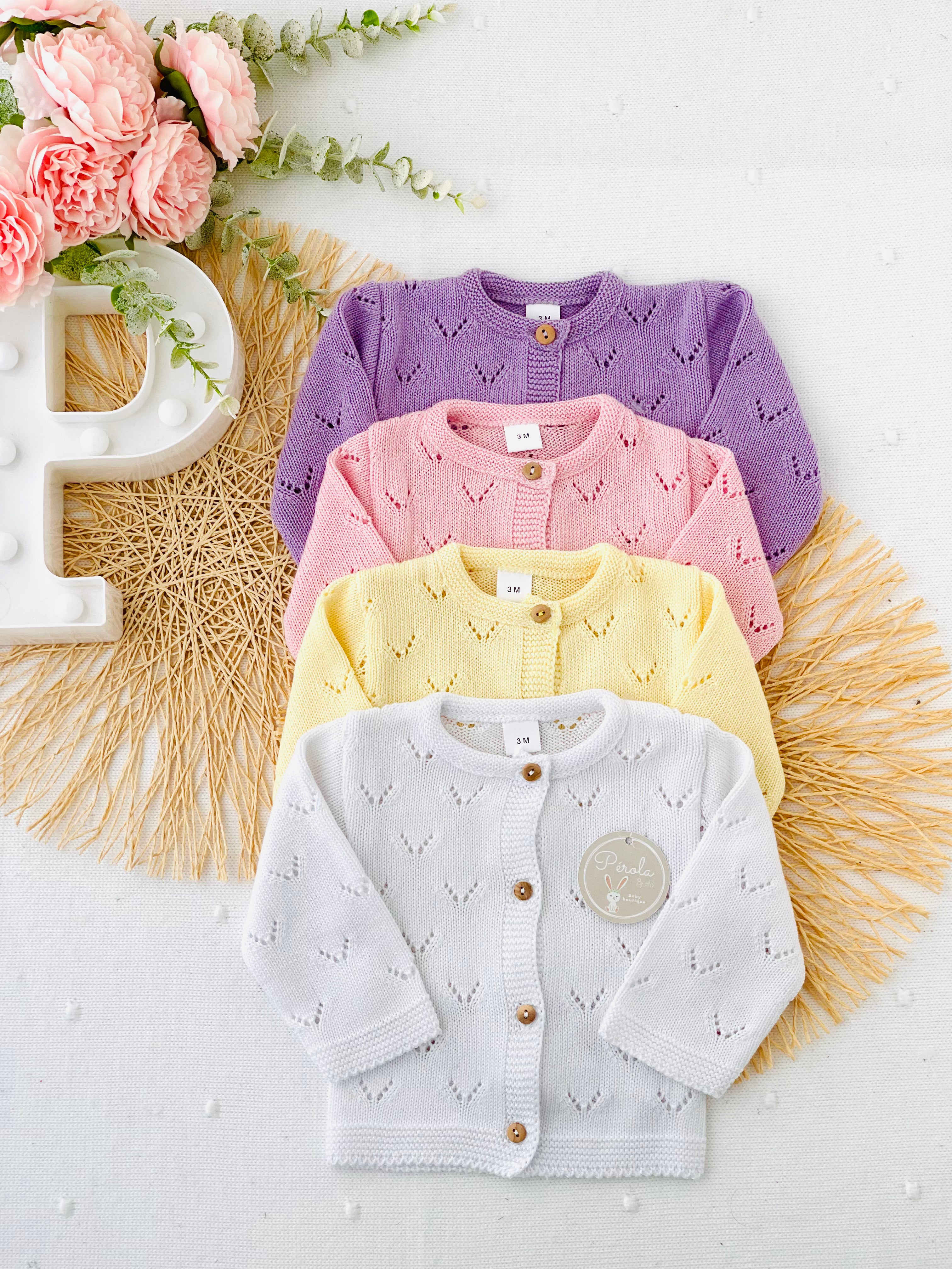 Casaco de malha algodão