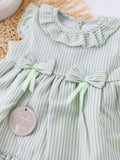Vestido verde risquinhas