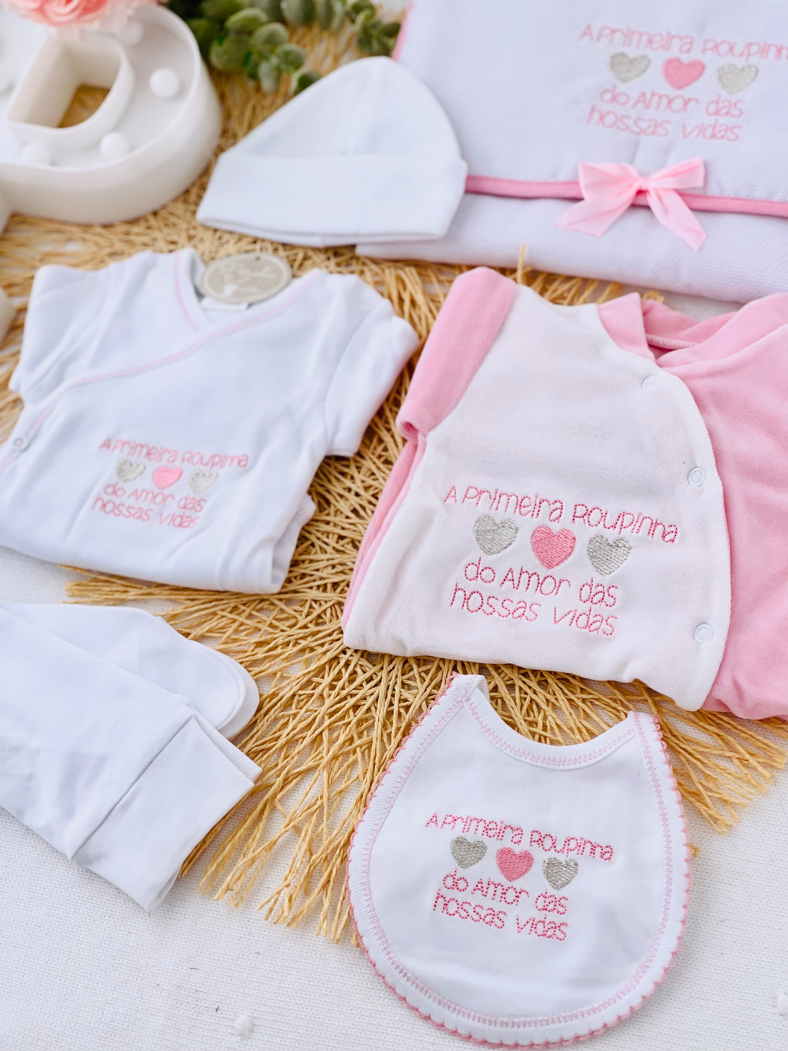 Conjunto primeira roupa 2024 bebe